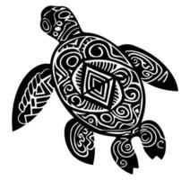 set of Polynesian elements, icon, glyph, vector, isolate, silhouette, totem, tattoo vector