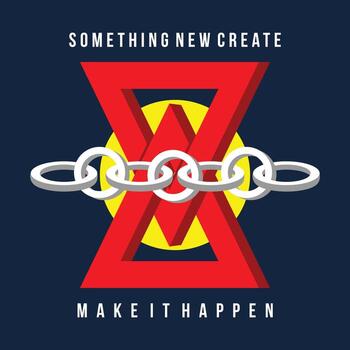 something new create abstract graphic, typography vector, t shirt print, casual style, and other use vector