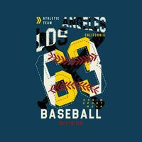 los angeles baseball abstract graphic, typography vector, t shirt design illustration, good for ready print, and other use vector