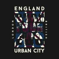 Inglaterra urbano calle ciudad, gráfico diseño, tipografía vector ilustración, moderno estilo, para impresión t camisa