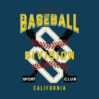 baseball sporty symbol graphic, typography t shirt, vector design illustration, good for casual style