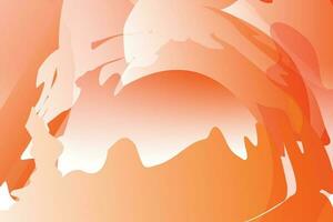 orange color bright cave wave background simple dynamic shadow line abstract vector background