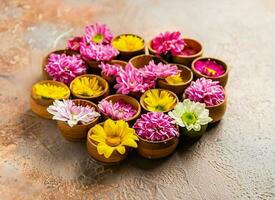 Colorful flower bouquet arrangement photo