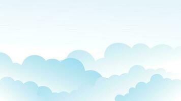 blue sky background with cloud bright shiny vector