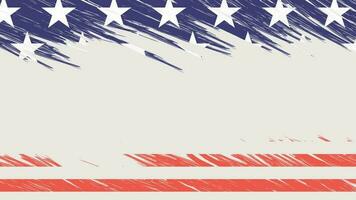 grunge texture background with american flag vector