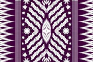 ikat figura azteca bordado estilo. geométrico étnico oriental tradicional Arte patrón de diseño para étnico fondo,fondo de pantalla,moda,ropa,envoltura,tela,elemento,pareo,gráfico,vector ilustración vector