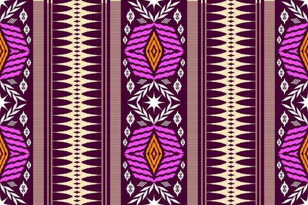 Ikat Figure aztec embroidery style. Geometric ethnic oriental traditional art pattern.Design for ethnic background,wallpaper,fashion,clothing,wrapping,fabric,element,sarong,graphic,vector illustration