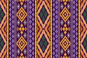 Ikat Figure aztec embroidery style. Geometric ethnic oriental traditional art pattern.Design for ethnic background,wallpaper,fashion,clothing,wrapping,fabric,element,sarong,graphic,vector illustration vector