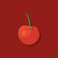 Cherry food vector