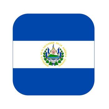 bandera de el salvador simple ilustración para el día de la independencia o elección vector