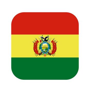 bandera de bolivia simple ilustración para el día de la independencia o las elecciones vector