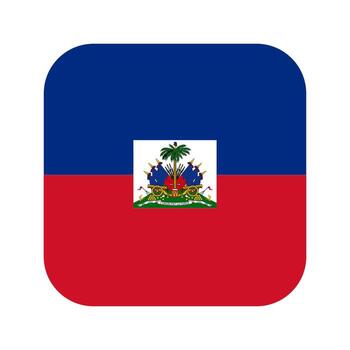 ilustración simple de la bandera de haití para el día de la independencia o las elecciones vector