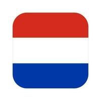 Ilustración simple de la bandera de Paraguay para el día de la independencia o las elecciones vector