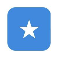 Ilustración simple de la bandera de Somalia para el día de la independencia o las elecciones vector