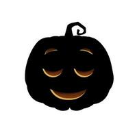 Halloween scary pumpkin Holiday cartoon concept vector