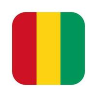 Guinea flag simple illustration for independence day or election vector