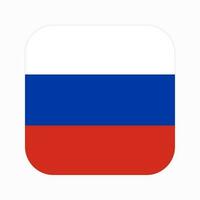 Ilustración simple de la bandera rusa para el día de la independencia o las elecciones vector