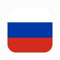 Russian flag simple illustration for independence day or election vector