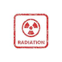 Radiation packaging mark icon symbol vector