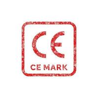 CE mark packaging icon symbol vector