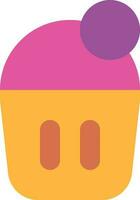 cake cup dessert vector