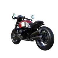 Motorrad Fahrrad isoliert 3d png