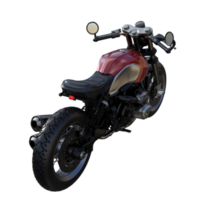 Motorrad Fahrrad isoliert 3d png