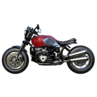 Motorrad Fahrrad isoliert 3d png