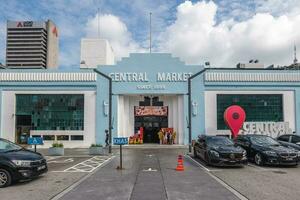 Central Market Kuala Lumpur located next to Klang River in Malaysia. The original building was built in 1888 by the British used as a wet market for citizens and tin miners. photo
