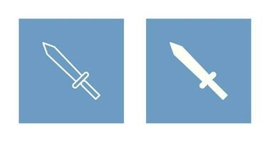 Unique Sword Vector Icon