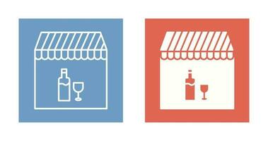 Unique Cafe and Bar Vector Icon
