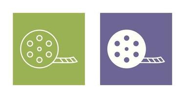 Unique Film Reel Vector Icon