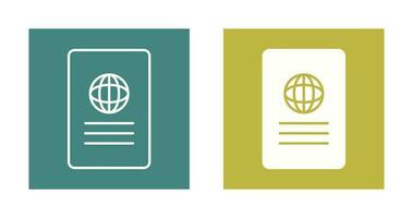 Unique Global Report Vector Icon