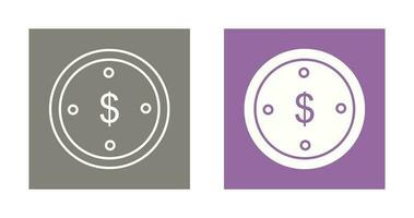 Dollar Coin Vector Icon