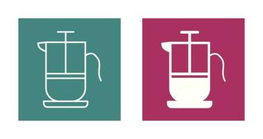 French Press Vector Icon