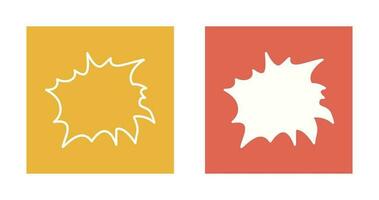 Unique Explosion Vector Icon