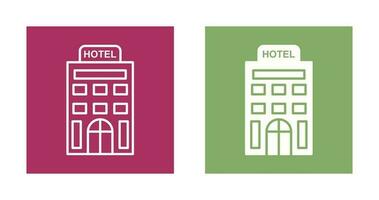 icono de vector de hotel