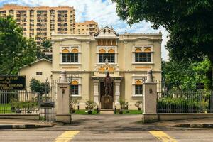 el vivekananda asrama en campos de ladrillos, kuala lumpur, Malasia, es un institución empezado por jaffna tamil inmigrantes en 1904 en honor de un indio monje, Swami vivekananda. foto