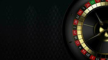 Spinning Casino Roulette Wheel video