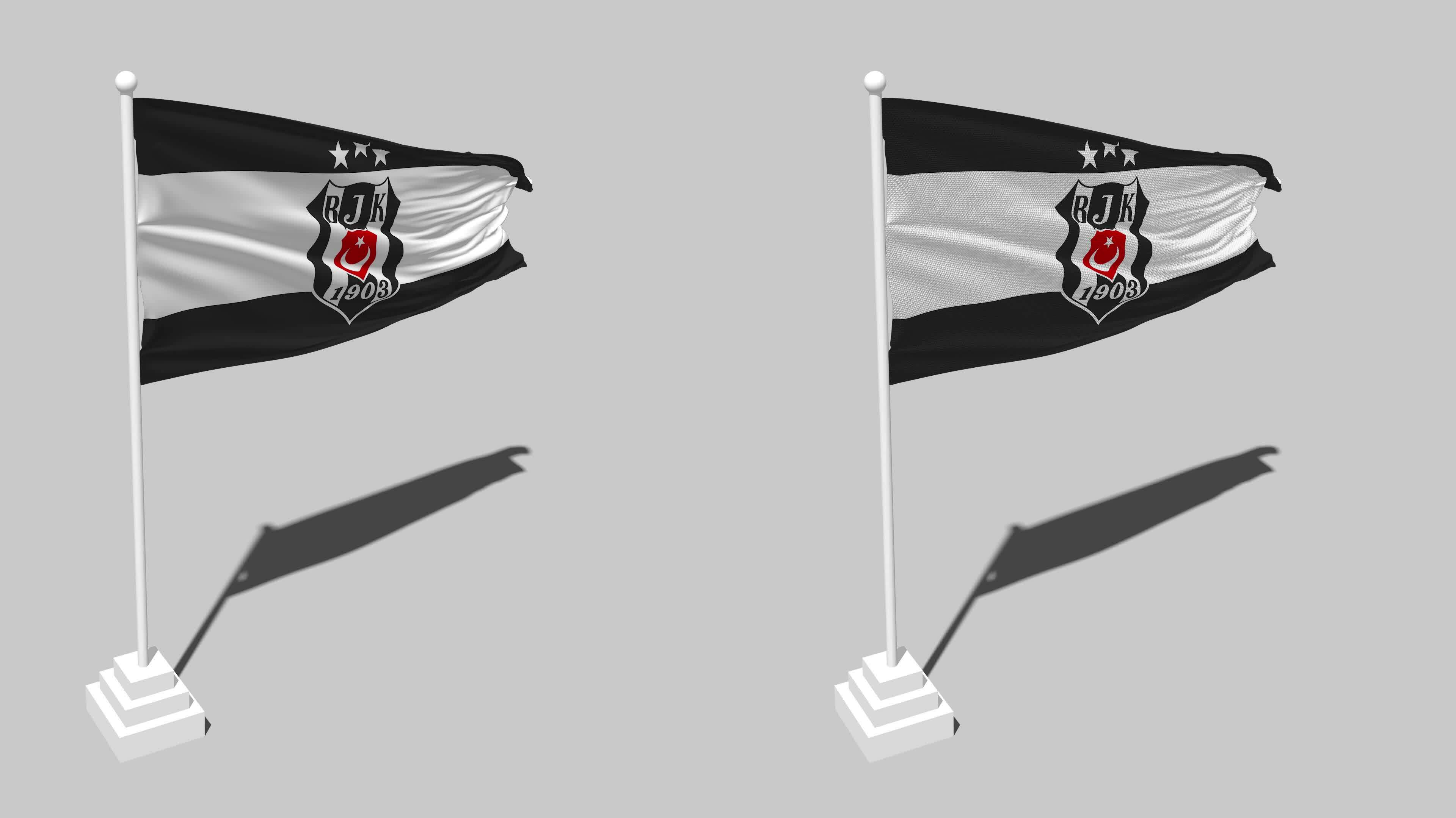 Beşiktaş JK Fan Flag (GIF) - All Waving Flags