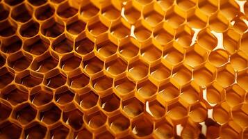 Yellow Honeycomb closeup establishment. Creative resource, photo