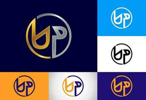 Initial Letter U P Logo Design Vector Template. Graphic Alphabet Symbol For Corporate Business Identity