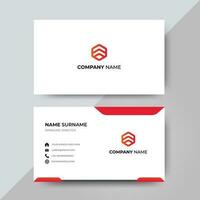 Professional and Minimalist Business card design template vector