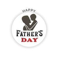 happy father's Day greetings card banner design vector