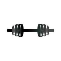 Fitness weightlifting Barbell icon illustration vector