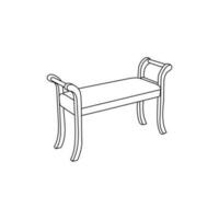 Seat Furniture logo design modern, Minimalist Furniture vector illustration logo design template