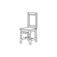 silla logo diseño, logo habitación decoración, interior, moderno mueble vector logo modelo