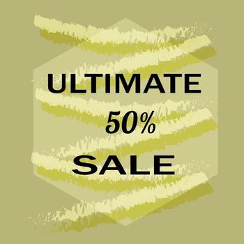 Elegant sale banner template design with abstract pattern. vector