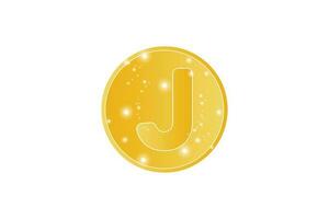 letter j fashion style modern logo design vector