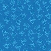 Vector seamless pattern with diamonds in blue color. Seamless background can be used for wallpaper, pattern fills, surface textures web page background and fabrics.